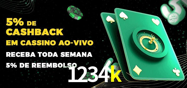 Promoções do cassino ao Vivo 1234k